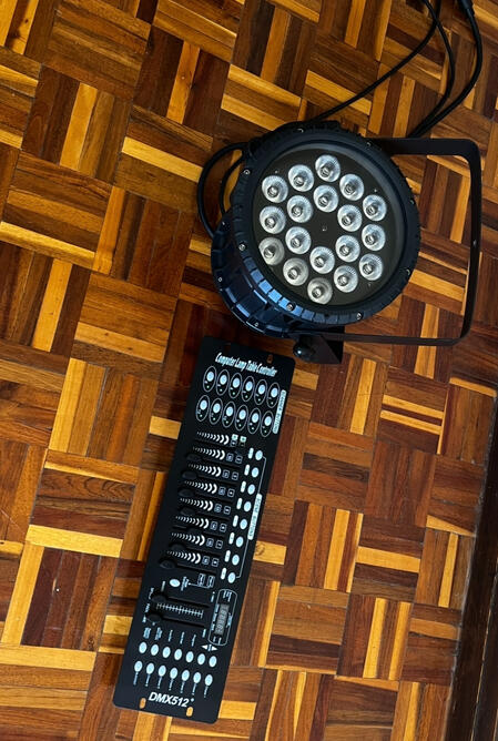 PARCAN AND DMX CONTROLLER